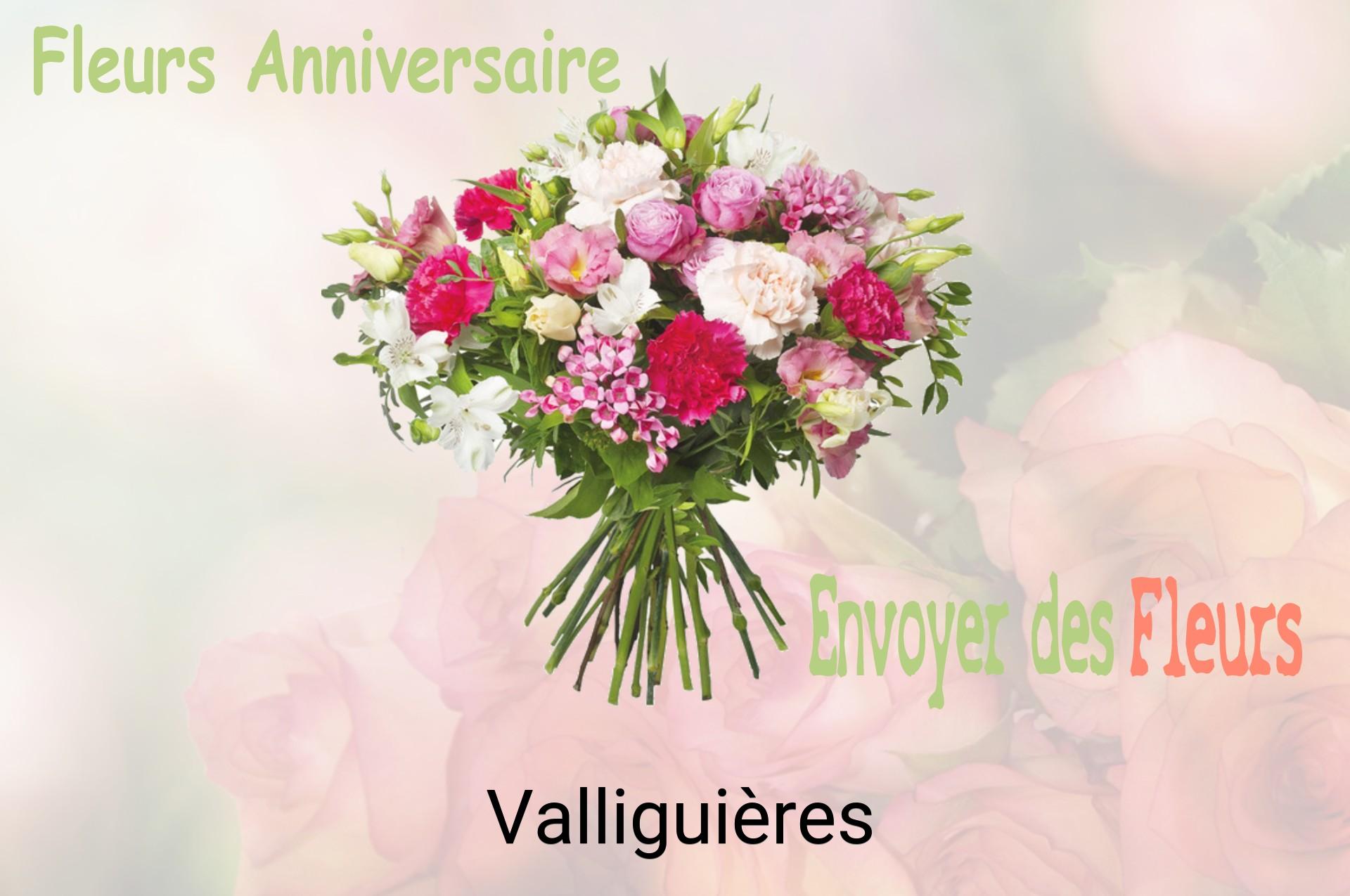 Bouquet de fleurs d’anniversaire livré à Valliguières